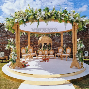 งานแต่งงานสไตล์เมห์รับ โครงสร้าง FRP สำหรับงานแต่งงานนอกสถานที่ ของตกแต่งธีมโมร็อกโก สำหรับงานอีเว้นท์สไตล์อังกฤษ  ชุดตกแต่งมานด์ปาป์กลางแจ้ง  ส่งออกจากสหราชอาณาจักร - Product Image 5