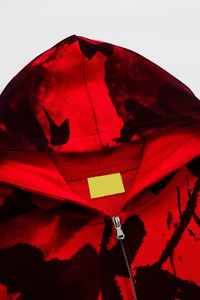 Venta al por mayor de sublimación personalizada Zip-Up Sudadera con capucha Warm Winter Streetwear Hombres Impreso 460Gsm Algodón Poliéster Material - Product Image 5