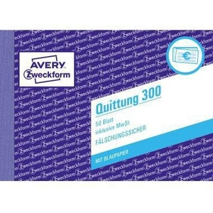 Papel para Caja Registradora Avery Zweckform DIN A6 Horizontal, Sin Carbono, 1 Copia, 50 Hojas - Product Image 1