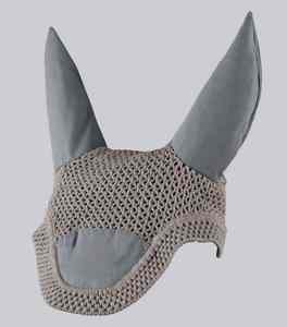 Bonnet d'oreille pour cheval respirant de qualité supérieure, logo personnalisé, crochet léger, lavable, voile anti-mouches, accessoire d'équitation pour cheval - Product Image 2