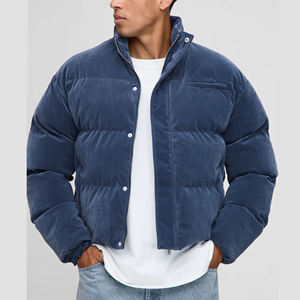Nouvelle arrivée, veste matelassée unisexe épaisse, grande taille, surdimensionnée, noire, en gros, à capuche, personnalisée, pour homme - Product Image 1