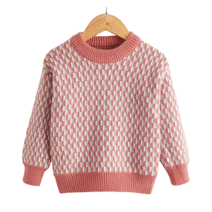 Suéter Elástico de Punto para Niños, Fabricante OEM, Algodón Suave, Transpirable, Ecológico, Antibolitas, Jersey Cálido de Invierno, Suministro al por Mayor - Product Image 5