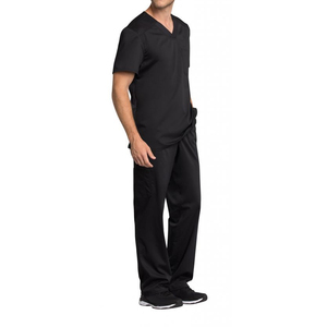 Setelan Scrub pria Medis Rumah Sakit musim panas Jersey nyaman set seragam bedah perawatan kain pakaian Dokter - Product Image 4