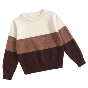 Pull en polyester/coton anti-boulochage écologique de qualité supérieure, fabricant en gros pour enfants, tricot doux et confortable pour la mode d'hiver - Product Image 2