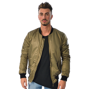 Blouson aviateur Letterman imprimé en satin noir pour homme Veste Varsity pour homme 2025, - Product Image 2