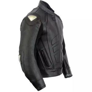 Vestes de motard de moto à fermeture éclair complète Veste de motard de course de moto de bonne qualité - Product Image 2