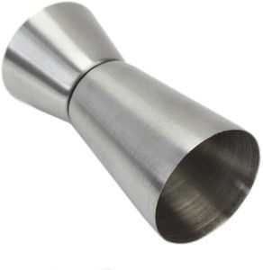 Jigger à cocktail 1/2 et 1 oz en acier inoxydable, jigger de mesure pour bar 15/30 ml - Product Image 1