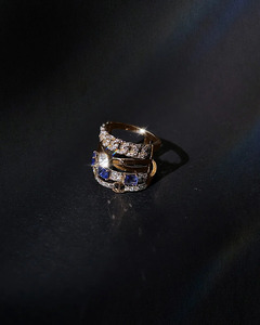 Anillo de Diamantes Polki de Oro de 9K Personalizado para Mujer, Joyería Fina, Anillo de Lujo Tradicional para Novia, Compromiso, Boda, Fiesta - Product Image 6