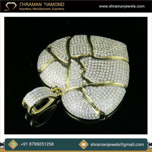 Collar de Joyería Fina para Mujer, Superventas, Plata de Ley 925 Personalizada, Diamante Cultivado en Laboratorio, Dije de Corazón con Cristales, Colgante de Moda para Fiesta - Product Image 3