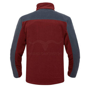 Nouvelle Veste Polaire en Coton Respirante à Séchage Rapide pour Homme, Style Urbain, Service OEM, Couleur Unie, Col Montant, Hiver 2024 - Product Image 2