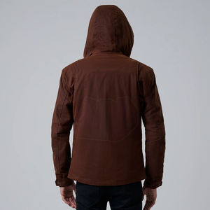 Chaqueta de Lona para Hombre, Diseño Moderno con Capucha, Tejido Resistente, Secado Rápido, Transpirable, Ajuste Cómodo para Estilo Urbano - Product Image 4