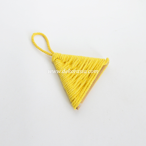 Adorno Colgante Triangular para Árbol de Navidad, Suministros Decorativos para Manualidades, Decoración Festiva - Product Image 3