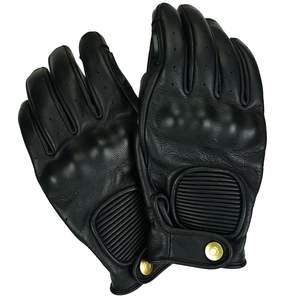 Gants de moto en cuir véritable de qualité supérieure unisexe à la mode - Product Image 4