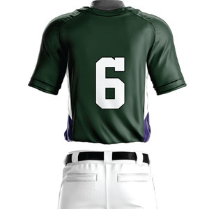 Ensemble d'uniformes de baseball personnalisés pour hommes le plus vendu nouveau style de qualité supérieure de couleur unie respirante pour les joueurs de softball - Product Image 6
