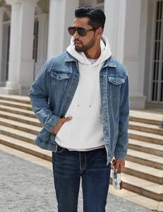 Pull à capuche surdimensionné en coton polaire 380 GSM pour hommes, marque personnalisée, coupe ample à manches longues, mode d'hiver, compatibilité automne - Product Image 6