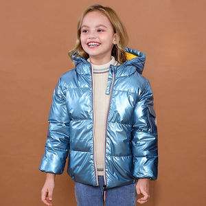 New Custom <b>Boys</b> and Girls Shiny Puffer <b>Jacket</b> Bubble <b>Jacket</b> for Kids - Product Image 4