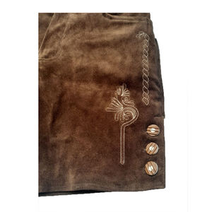 Pantalones Cortos de Cuero Bávaros Trachten Alemanes de Última Moda, Diseño Personalizado, Casuales, Resistentes al Viento, con Cierre de Cremallera, Tallas XS a XXL - Product Image 3