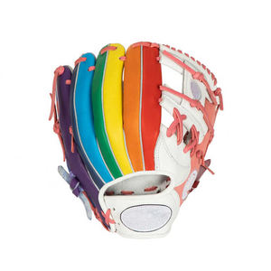 ถุงมือซอฟต์บอลถุงมือเบสบอลหนังวัวแบบมืออาชีพ - Product Image 2