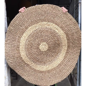 Handwoven seagrass <b>rug</b> in rustic style Decorative carpets Made in Vietnam Eco-friendly material for home decoration Wholesale - Product Image 6