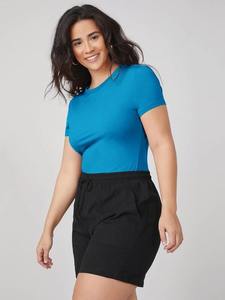 Pakistan Femmes Élégantes Plumes Décorées Respirant Soie/Coton T-Shirts-Personnalisable Toutes Saisons Top Vêtements - Product Image 2