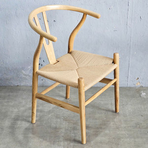 Woven Ash Wood <b>Dining</b> <b>Chair</b> for Stable Living Rooms Restaurants Home Office-GCF205 - Product Image 5