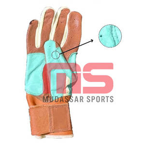 Gants de baseball sur mesure en cuir de bambou à manchette longue – Vente en gros, haute qualité, respirants, adhérence professionnelle pour l'entraînement au baseball - Product Image 3