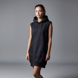 Sudadera con capucha sin mangas holgada para mujer, sudadera de entrenamiento de invierno para correr, Fitness, Tops, Sudadera con capucha de ejercicio para mujer - Product Image 1