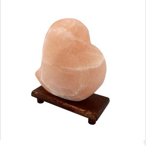 Lampe de sel en forme de coeur en cristal rose de l'Himalaya écologique meilleur Feng Shui sculpté artisanat naturel idée cadeau romantique Sian - Product Image 6