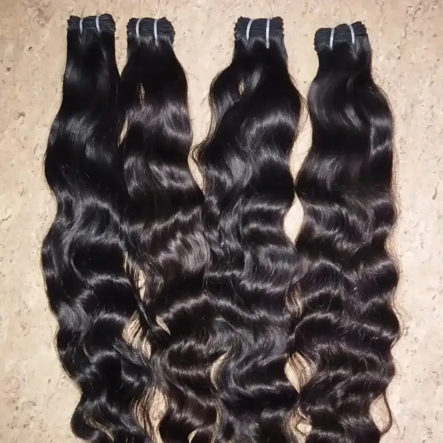 Cheap 100 Human Hair Hair Bundle Extension Raw Indian Remy Natural Vendor DHL Top Style Wave Color Double Weight Material Silky
