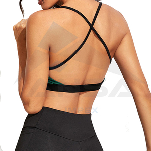 Soutien-gorge de sublimation avec logo personnalisé soutien-gorge de yoga et course à pied par sublimation pour femmes soutien-gorge de sport et d'entraînement respirant pour femmes vente en gros - Product Image 4