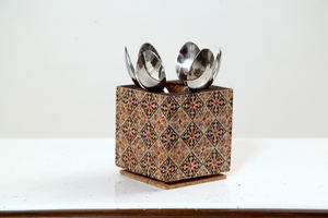 Maceta de corcho de madera impresa multicolor Macetas con estilo para decoración del hogar para uso comercial residencial - Product Image 2