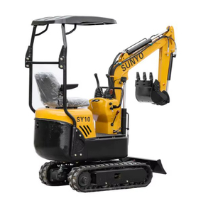 รถขุดขนาดเล็ก SY10 พร้อมเครื่องยนต์ Perkins เกียร์บ็อกซ์ แรงบิดสูง รับน้ำหนักได้ 5000 กก. - Product Image 1