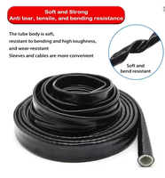 Gaine en fibre de verre enduite de silicone certifiée CE, isolation haute tension 7000V, -10 à 260°C pour la protection des câbles, sur mesure