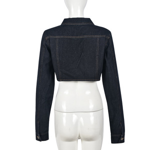 2025 Otoño Invierno de talla grande para mujer, Chaqueta vaquera azul desgastada, estilo informal a la moda para las estaciones de otoño y verano - Product Image 3