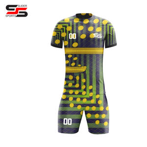 Quantité minimale de commande de service OEM confortable et respirant avec logo personnalisé Vêtements de sport 10 pièces Tenue d'uniforme de football Maillot de football - Product Image 1