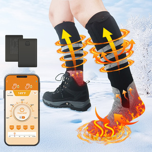 <b>Men's</b> Women's Heating <b>Socks</b> Wireless Remote Control Rechargeable Electric 4000mAh 3 Heat Winter Sports Accessory - Product Image 1
