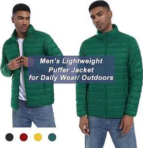 Chaqueta acolchada Formal de alta calidad para hombre, ropa de calle de invierno con logotipo personalizado, cuello levantado con capucha frontal, Material de algodón de nailon transpirable - Product Image 4