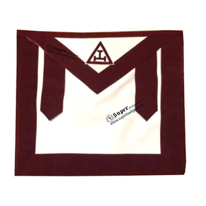 Delantal maestro masónico de diseño personalizado más vendido Delantal maestro masónico pasado bordado a mano de alta calidad - Product Image 4