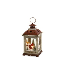Linterna de vela de metal decorativa para interiores y exteriores a precio al por mayor Linterna de vela de metal con acabado rústico para el hogar - Product Image 1
