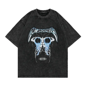 Gran oferta de camisetas de manga corta para hombre, 100% de algodón, antiarrugas, logotipo personalizado, impresión gráfica, punto informal de alta calidad - Product Image 4