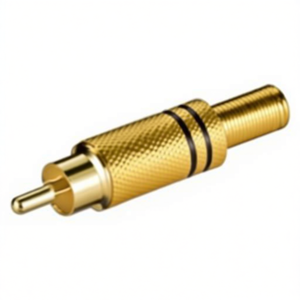 Conector de audio Iadap Rca Mb Gold y Black 11281 - Product Image 2