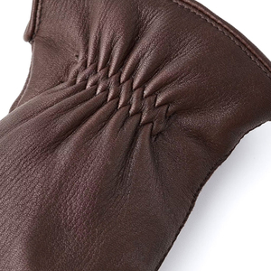 Gants de mode unisexes sur mesure OEM Gants d'hiver en cuir véritable à doigts entiers Vente en gros Marque privée - Product Image 2