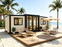 Casa Contenedor Prefabricada Modular Plegable y Expandible de 20 Pies, Fácil de Instalar (fabricada en China)