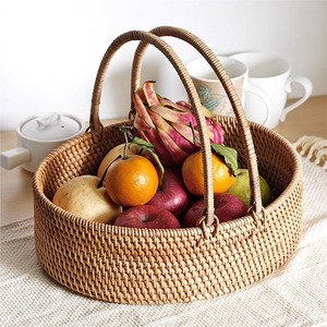 Summer <b>Plant</b> Fiber Eco-Friendly Multifunction Handmade Storage <b>Basket</b> Wholesale eco-friendly Made in Viet Nam - Product Image 4