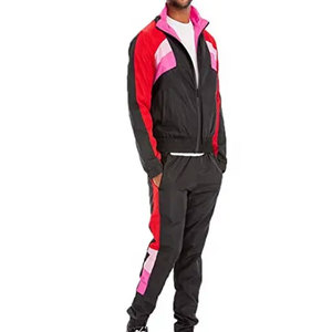 Ensemble de survêtement sportif élégant en deux pièces pour l'hiver, imprimé, coupe-vent, léger, en polyester, veste coupe-vent, pantalon de jogging, OEM privé - Product Image 5