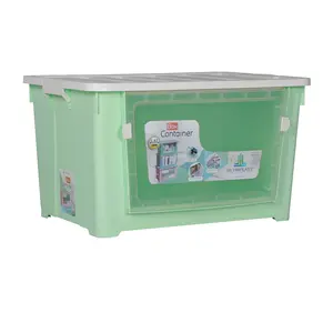 OBC Color Green Box Storage Modern Matte Surface Finish Multifunction Container Square Plastic >10kg Storage Boxes & Bins