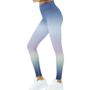 Women's Custom Logo Printed High-Waisted Workout <b>Tights</b> <b>Full</b> <b>Body</b> Knitted Yoga Pants With Customized Sublimation Pattern - Product Image 4