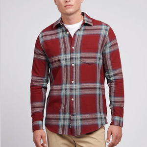 Camisa de franela abotonada para hombre más vendida, diseño a cuadros, algodón, manga larga, tallas para personas altas, transpirable, algodón 100% - Product Image 1