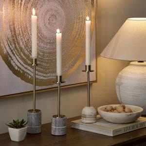 Modern Metal <b>Candle</b> Holder Stylish Decorative Table Accent Contemporary Centerpiece for Living Room Bedroom and Dining - Product Image 1
