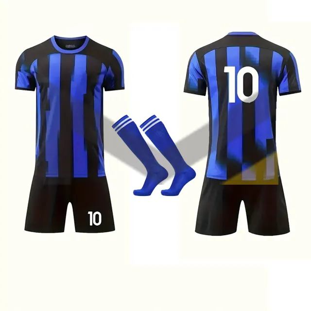 Vêtements de football personnalisés Nom de l'équipe de club Ensemble de football Chemises de football Kit d'uniforme de football Ensemble de maillots de football sublimés